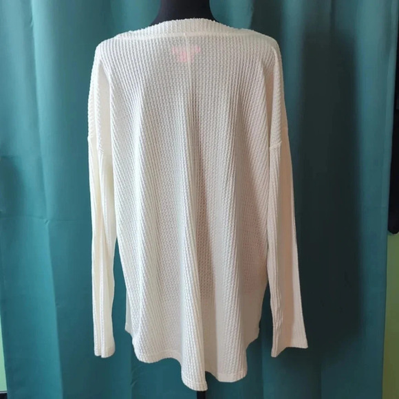 Isaac Mizrahi Waffle Knit top. XL. NWT. - Picture 2 of 9